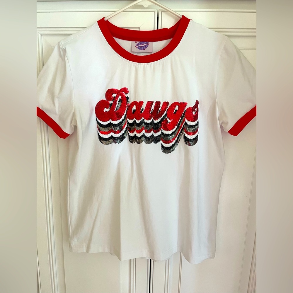 UGA Dawgs sequin shirt
